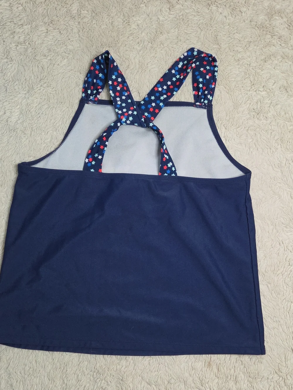 Girls SO 2 Piece 4th Of July Star Print Swimsuit Sz 16